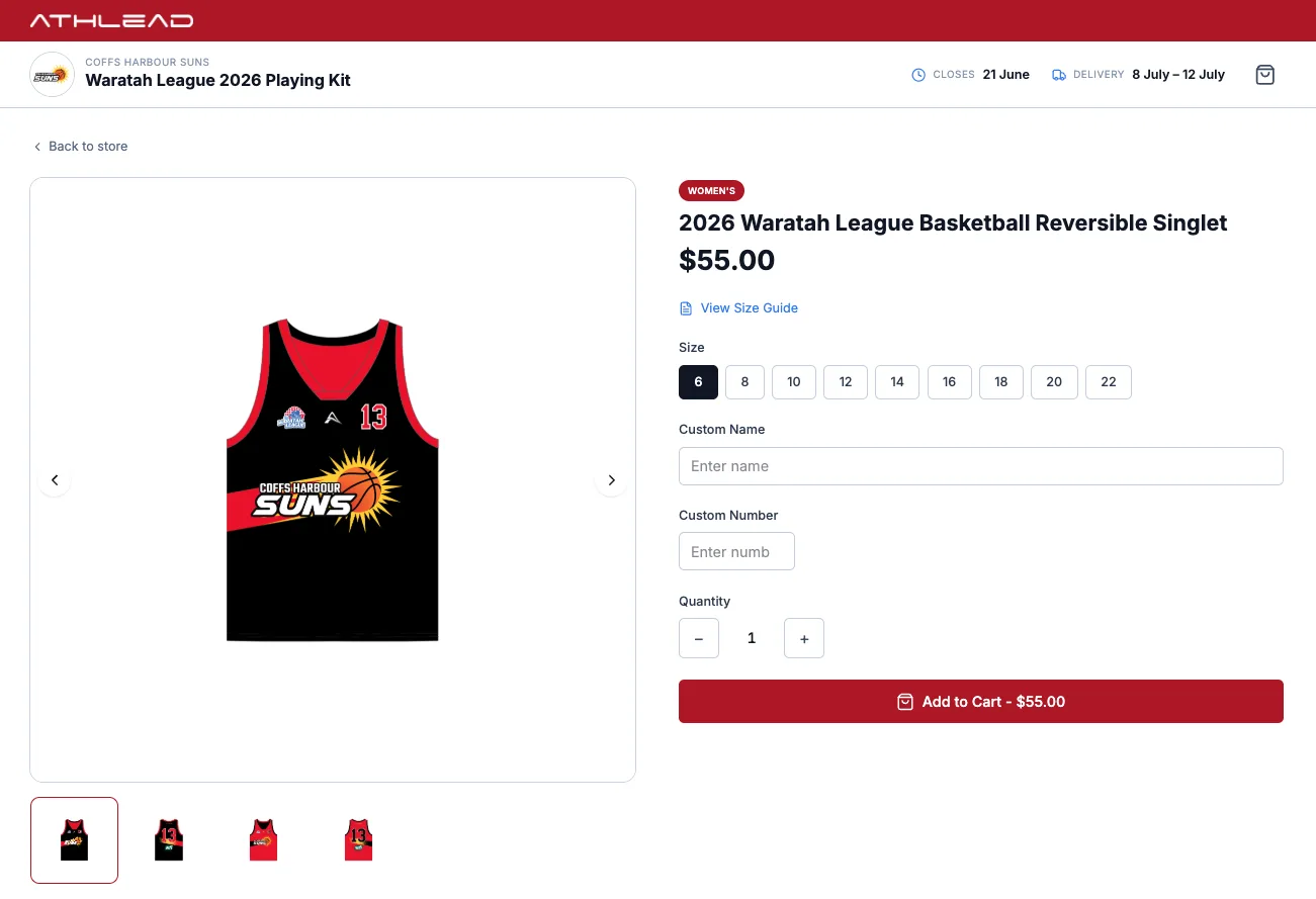 Product page